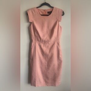 New J. Crew Resume Dress in Stretch Linen Blend Size 6- L6602